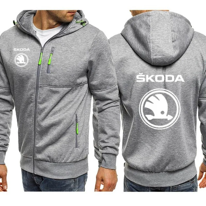 2020 Men for Skoda Car Logo Print Casual Hip Hop Harajuku Long Sleeve Hooded Sweatshirts Mens zipper Jacket Man Hoody Cloth
2020 Men for Skoda Car Logo Print Casual Hip Hop Harajuku Long Sleeve Hooded Sweatshirts Mens zipper Jacket Man Hoody Cloth