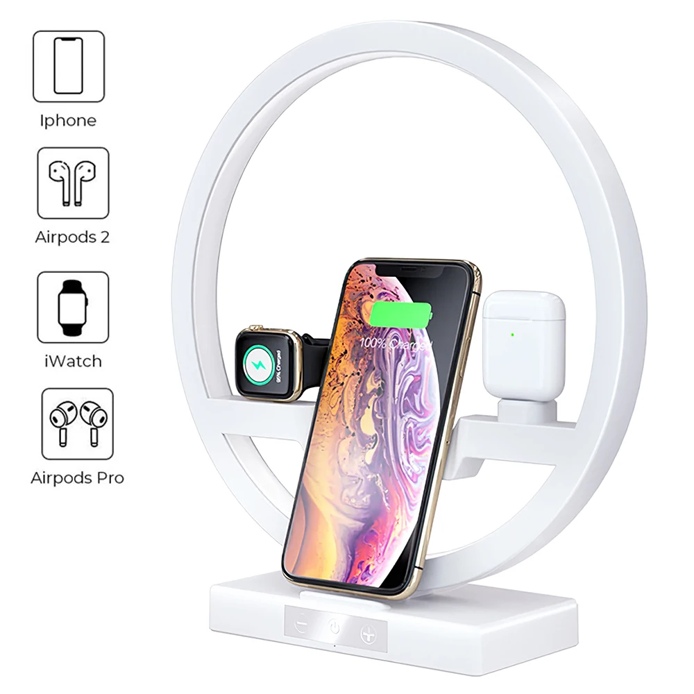 SAMTIAN Wireless Charger 30W Fast Charger Dock With Ring Ligth Multifunctional Table Lamp Wireless Fast Charger For Phone 12 Pro
SAMTIAN Wireless Charger 30W Fast Charger Dock With Ring Ligth Multifunctional Table Lamp Wireless Fast Charger For Phone 12 Pro