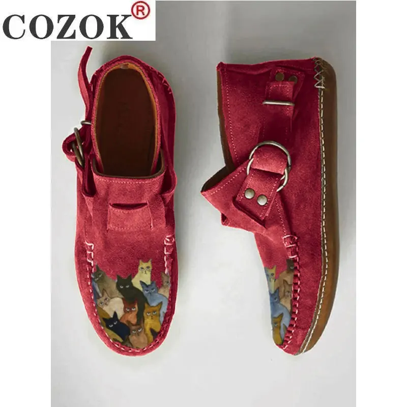 2021 Spring Fashion Buckle Women's Casual Shoes New Flat Bottom High-top Women's Shoes Comfortable Vulcanized Women's Shoes Z
2021 Spring Fashion Buckle Women's Casual Shoes New Flat Bottom High-top Women's Shoes Comfortable Vulcanized Women's Shoes Z