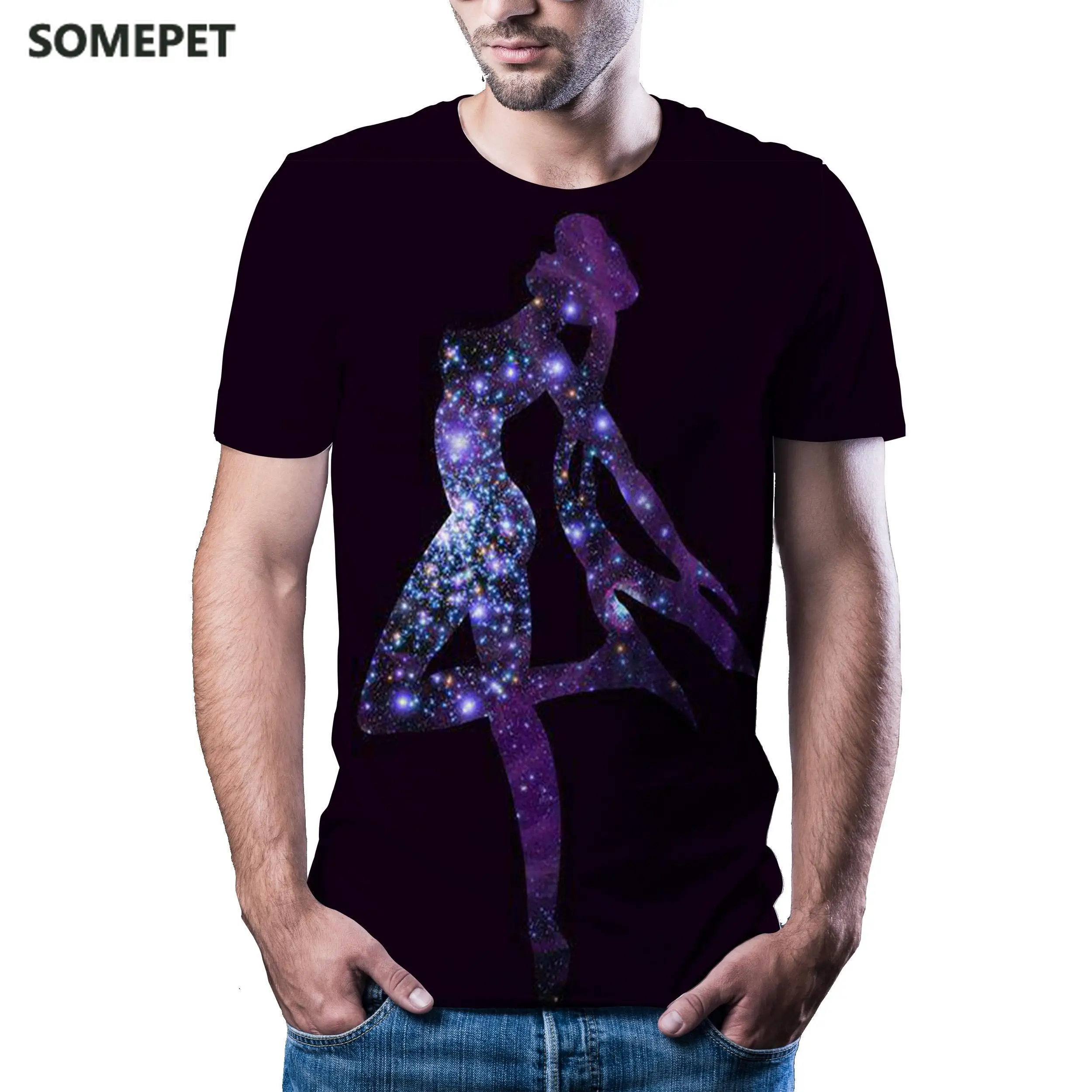 2020 Space Galaxy Printing Short Sleeve T-Shirt Summer Leisure Style Men'S T-Shirt Street Art T-Shirt
2020 Space Galaxy Printing Short Sleeve T-Shirt Summer Leisure Style Men'S T-Shirt Street Art T-Shirt