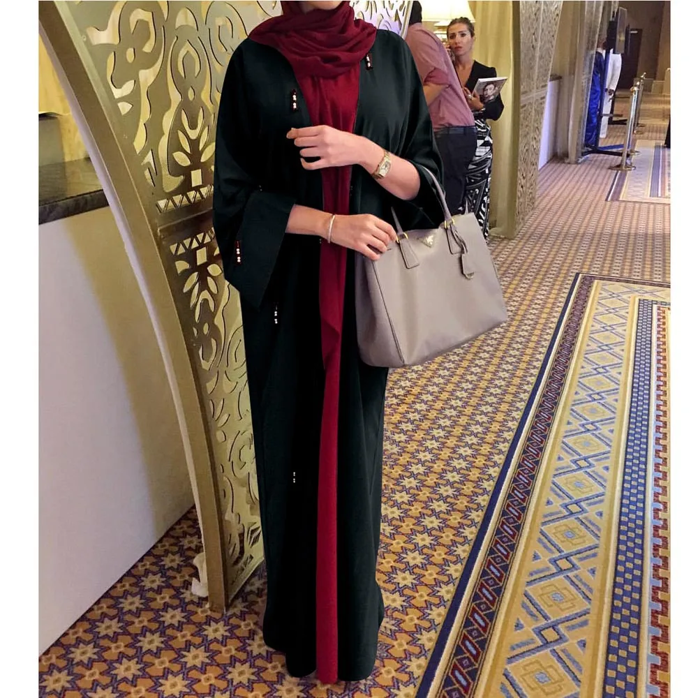 Ramadan Open Abaya Dubai Kimono Jilbab Muslim Women Maxi Dress Long Cardigan Arab Robe Turkish Kaftan Islam Clothing Middle East
Ramadan Open Abaya Dubai Kimono Jilbab Muslim Women Maxi Dress Long Cardigan Arab Robe Turkish Kaftan Islam Clothing Middle East
