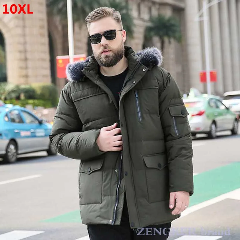 2022 NEW Men's plus size plus size fur collar black 10XL mid-length down jacket for warmth winter jacket 10XL 9XL 8XL puffer
2022 NEW Men's plus size plus size fur collar black 10XL mid-length down jacket for warmth winter jacket 10XL 9XL 8XL puffer