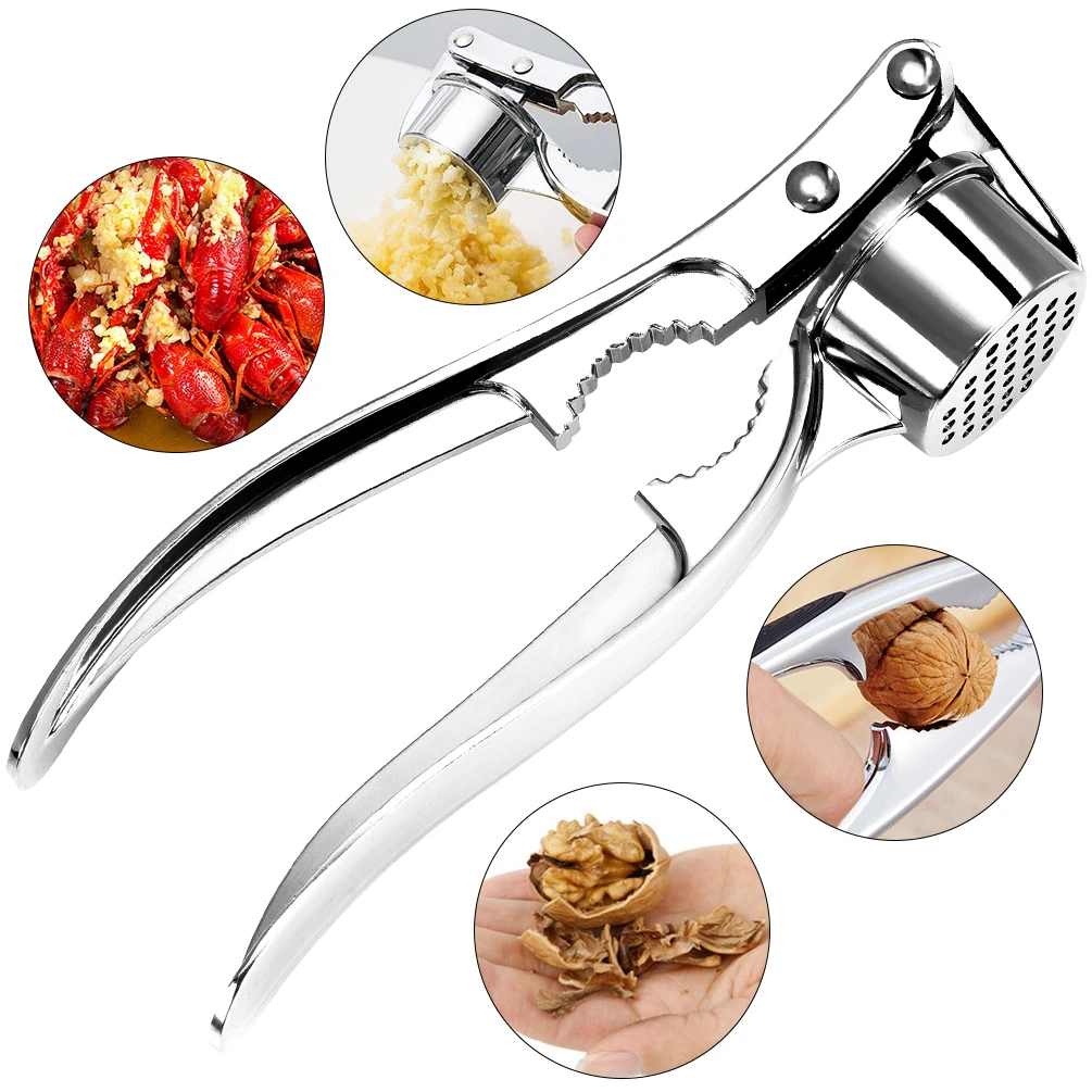 BalleenShiny 2 in 1 Aluminum Alloy Garlic Press Multifunctional Walnut Clip and Garlic Pounder Kitchen Labor-saving Assist Tool
BalleenShiny 2 in 1 Aluminum Alloy Garlic Press Multifunctional Walnut Clip and Garlic Pounder Kitchen Labor-saving Assist Tool