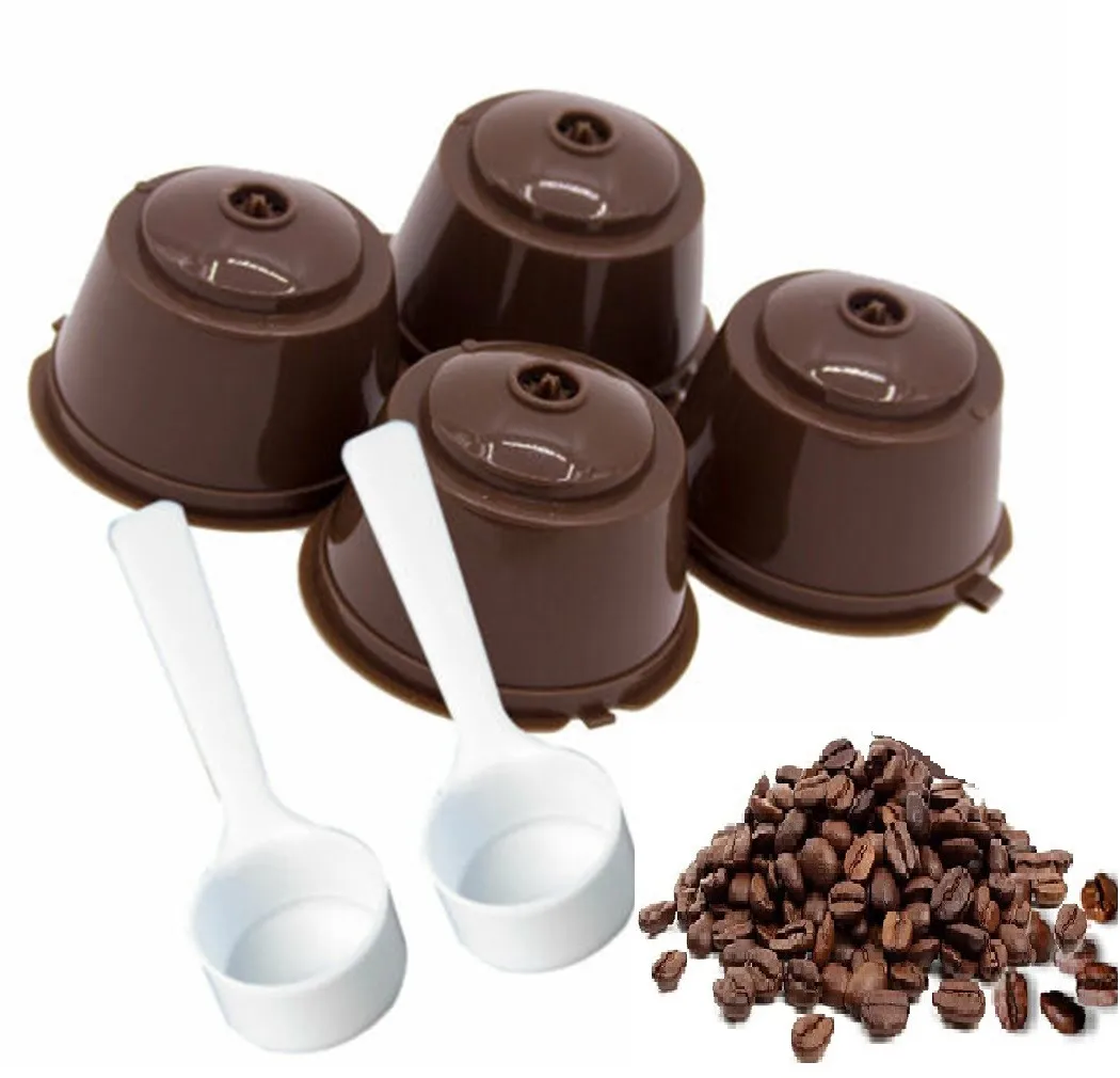 Refillable Capsules For Nescafe DOLCE GUSTO Coffee Capsules Reusable Filter With Spoon Brush Coffee Pods Baskets Pod Soft
Refillable Capsules For Nescafe DOLCE GUSTO Coffee Capsules Reusable Filter With Spoon Brush Coffee Pods Baskets Pod Soft
