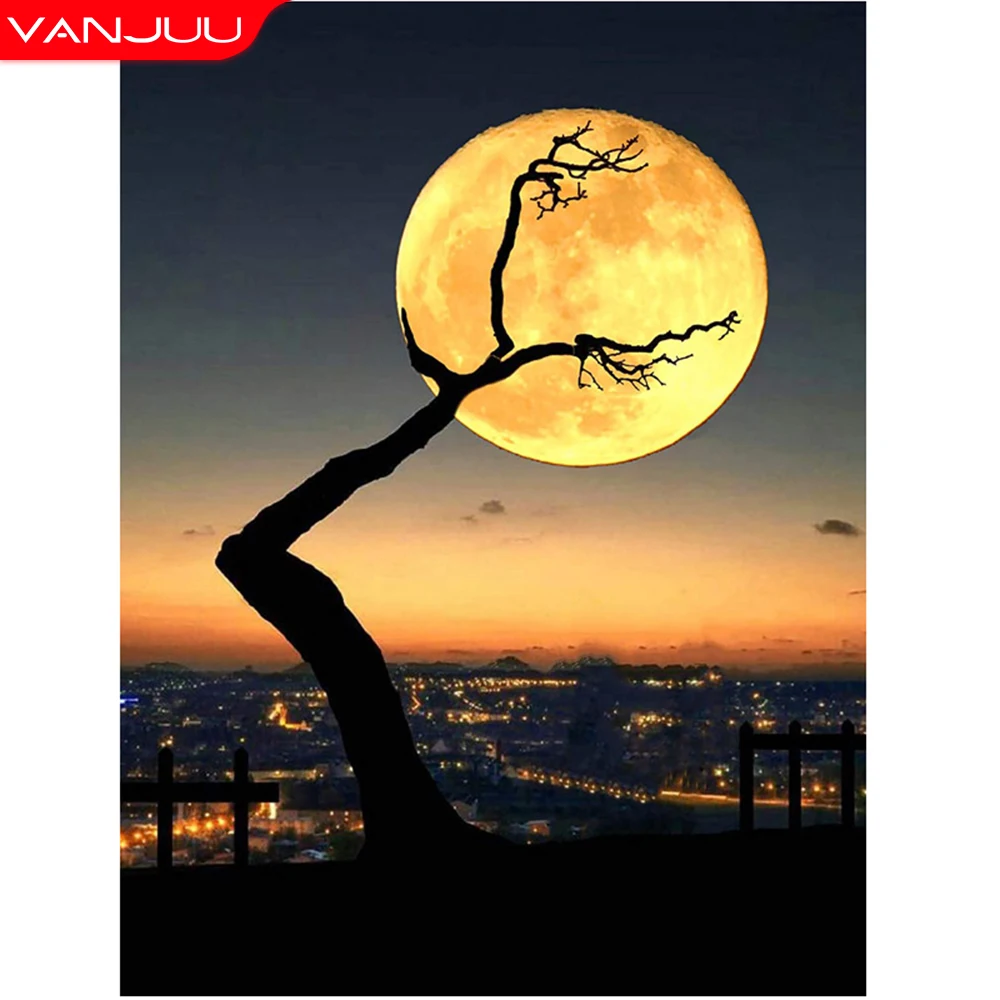 5D Diamond Embroidery Moon landscape DIY Cross stitch kits full diamond mosaic Home Decor MoonDiamond Painting
5D Diamond Embroidery Moon landscape DIY Cross stitch kits full diamond mosaic Home Decor MoonDiamond Painting