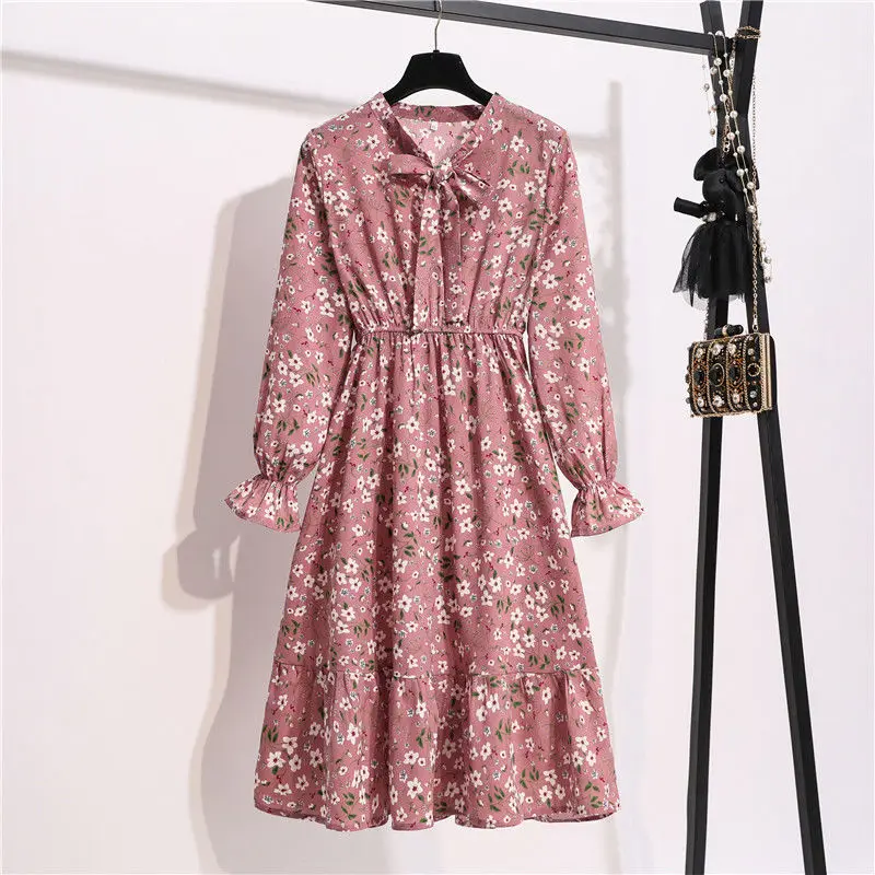 2021 New Fashion Women's Print Dress Female Casual Style Bow Neck Full Sleeved Dresses
2021 New Fashion Women's Print Dress Female Casual Style Bow Neck Full Sleeved Dresses