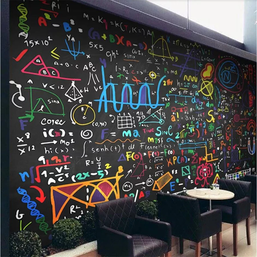 Drop Shipping Custom Wallpaper 3d Color Chalk Math Formula Blackboard Background Wall Papers Home Decor Mural Papel De Parede
Drop Shipping Custom Wallpaper 3d Color Chalk Math Formula Blackboard Background Wall Papers Home Decor Mural Papel De Parede