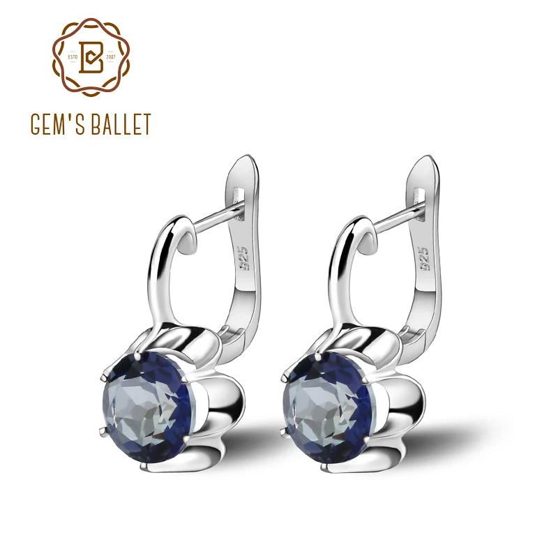 Gem's Ballet Natural Iolite Blue Mystic Quartz Flowers Ring 925 sterling silver Gemstone Rings For Women Wedding Engagement
Gem's Ballet Natural Iolite Blue Mystic Quartz Flowers Ring 925 sterling silver Gemstone Rings For Women Wedding Engagement