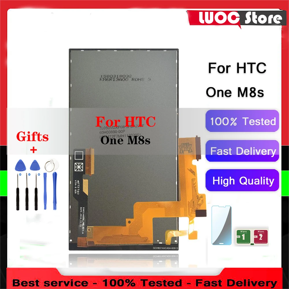 New High Quality Super LCD Display For HTC One M8s Touch Screen for HTC M8S Display Digitizer Assembly Replacement Sensor Parts 
New High Quality Super LCD Display For HTC One M8s Touch Screen for HTC M8S Display Digitizer Assembly Replacement Sensor Parts