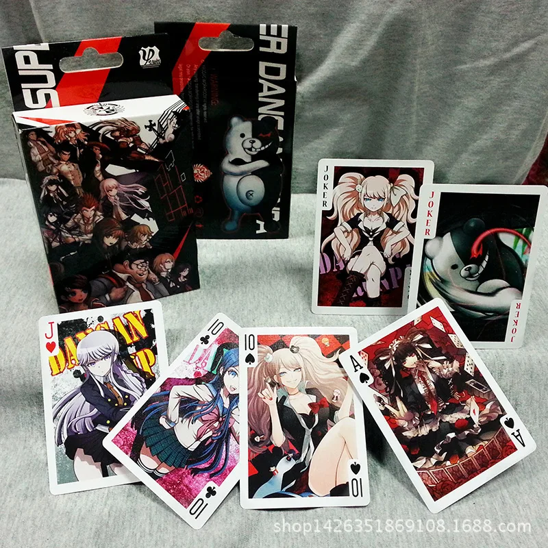 Покерные карты аниме Danganronpa 1 комплект карточки для косплея настольных игр с
