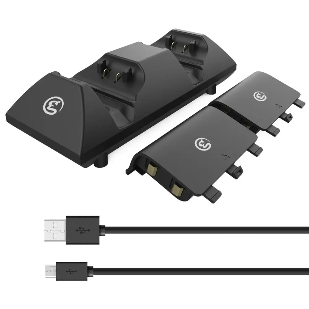 GameSir Dual Controller Charger for Xbox One / S X Elite with two 800mAh Rechargeable Batteries ENW60X611 | Электроника