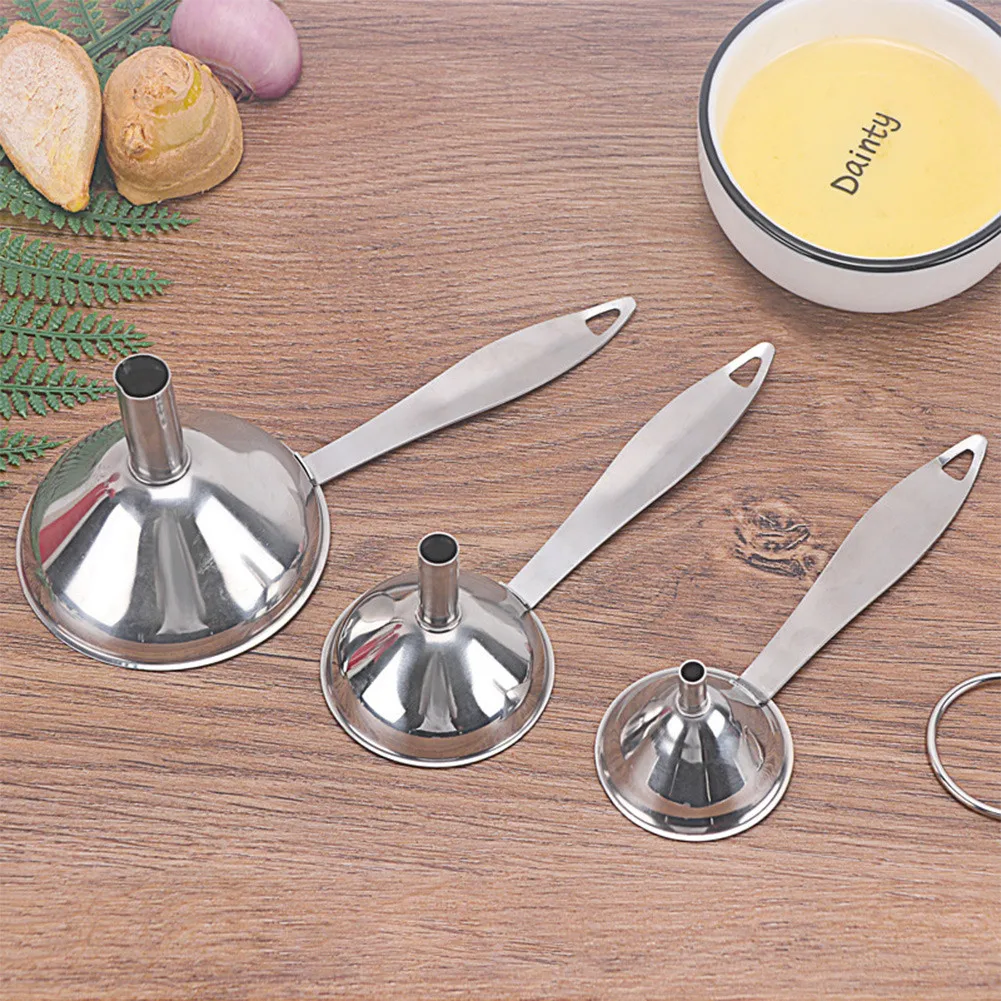 3PCS/Set Stainless Steel Funnel Small Medium Large Variety Liquid Funnels Bar Tool Kitchen Accessories
3PCS/Set Stainless Steel Funnel Small Medium Large Variety Liquid Funnels Bar Tool Kitchen Accessories