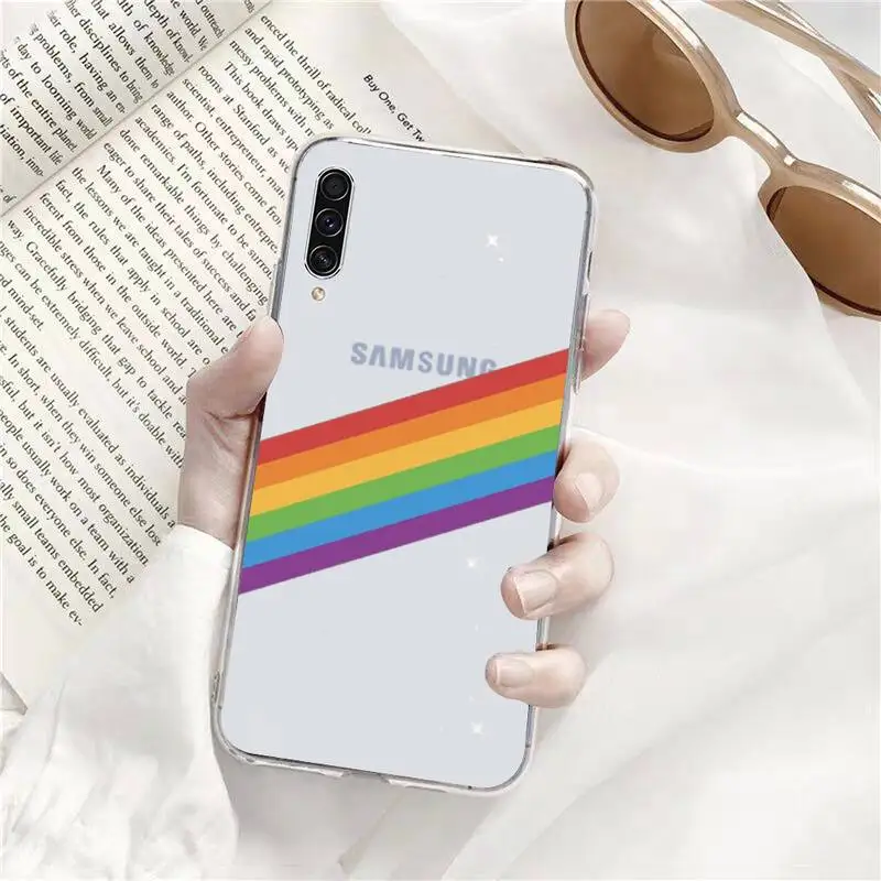 Rainbow colour pattern Phone Case Transparent For Samsung Galaxy A71 A21s S8 S9 S10 plus note 20 ultra
Rainbow colour pattern Phone Case Transparent For Samsung Galaxy A71 A21s S8 S9 S10 plus note 20 ultra
