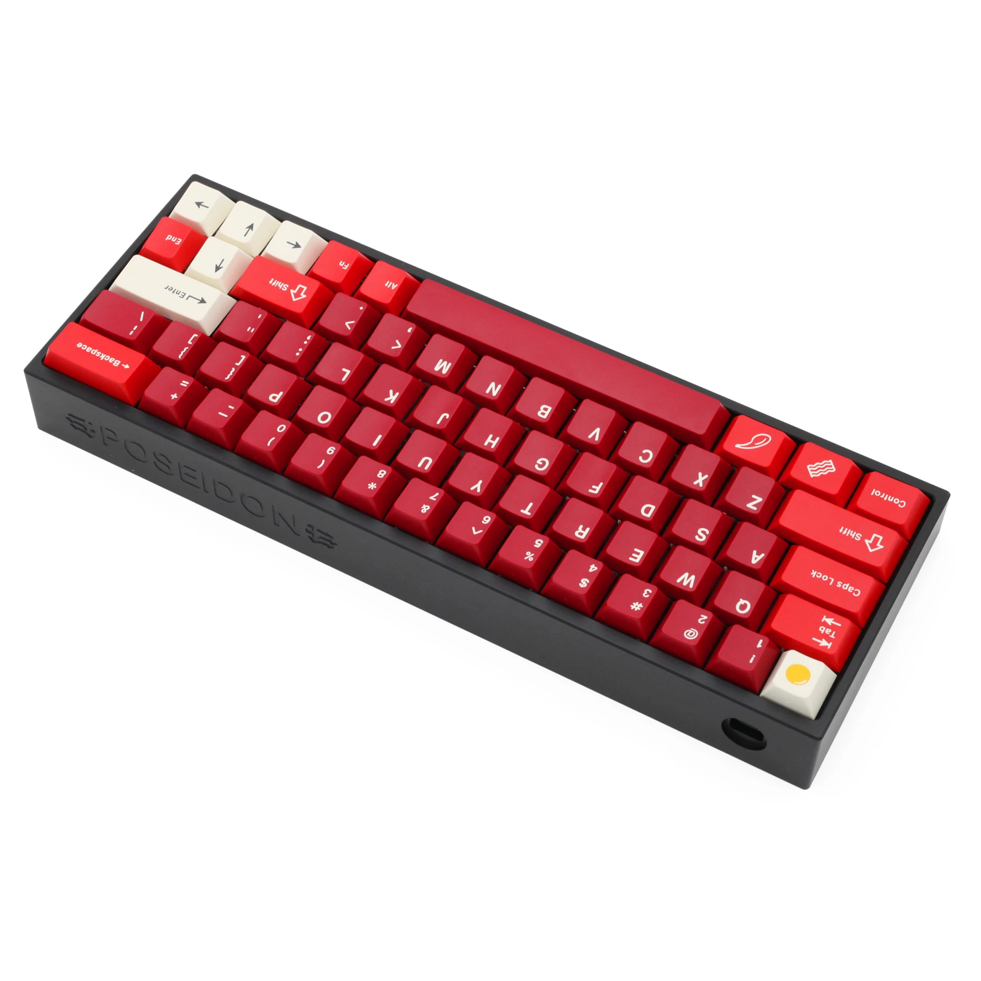 

Чехол из анодированного алюминия для механической клавиатуры, черный серебристый серый синий красный для gh60 xd60 xd64