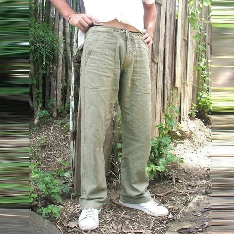 Summer Mens Cotton Linen Trousers Summer Pants 5XL Casual Male Solid Elastic Waist Straight Loose Pants Plus Size
Summer Mens Cotton Linen Trousers Summer Pants 5XL Casual Male Solid Elastic Waist Straight Loose Pants Plus Size