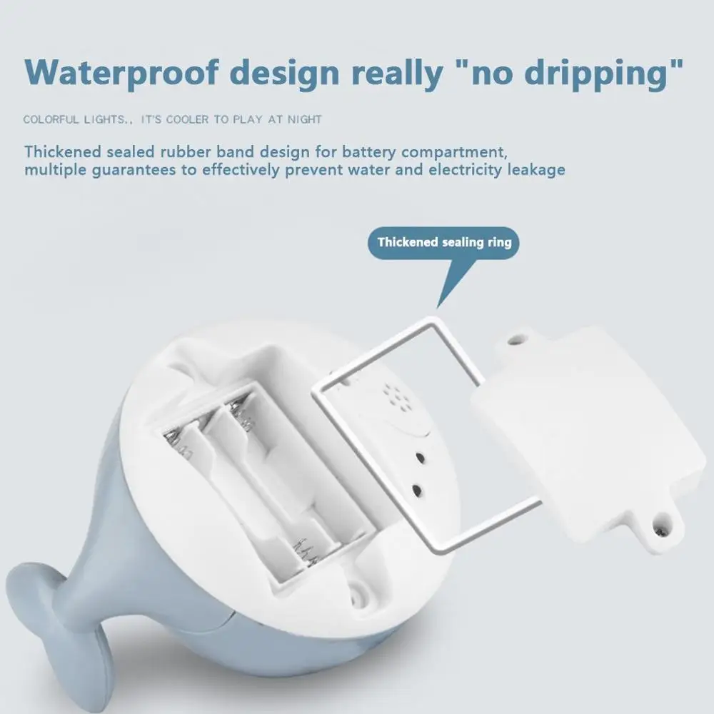 Baby Bath Toys Spray Water Whale LED Light Up Bath Toys for Kids Electric Whale Induction Water Spray Ball Bathroom Toys
Baby Bath Toys Spray Water Whale LED Light Up Bath Toys for Kids Electric Whale Induction Water Spray Ball Bathroom Toys