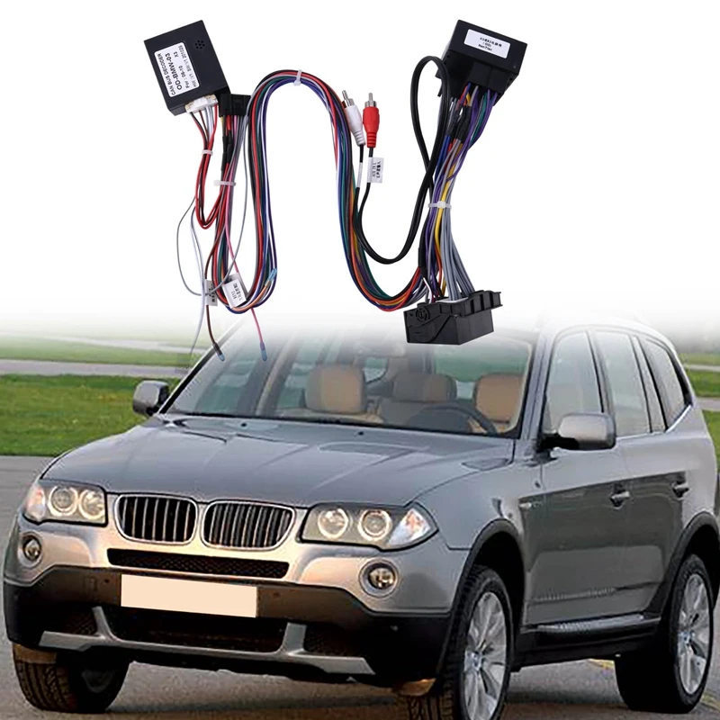 Автомобильный 16-контактный кабель электропроводки с can-шиной для BMW X3/E83(06-10) Установите Android стереоплеер
Автомобильный 16-контактный кабель электропроводки с can-шиной для BMW X3/E83(06-10) Установите Android стереоплеер