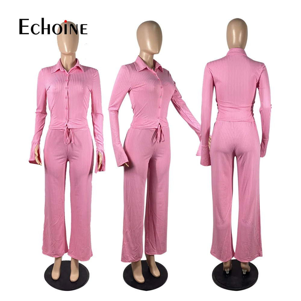 Echoine Women Fashion Solid Office set Sexy V-Neck Long Sleeve Top High Waist Wide Leg Pants Elegant Party Two Pieces Set Outfit
Echoine Women Fashion Solid Office set Sexy V-Neck Long Sleeve Top High Waist Wide Leg Pants Elegant Party Two Pieces Set Outfit