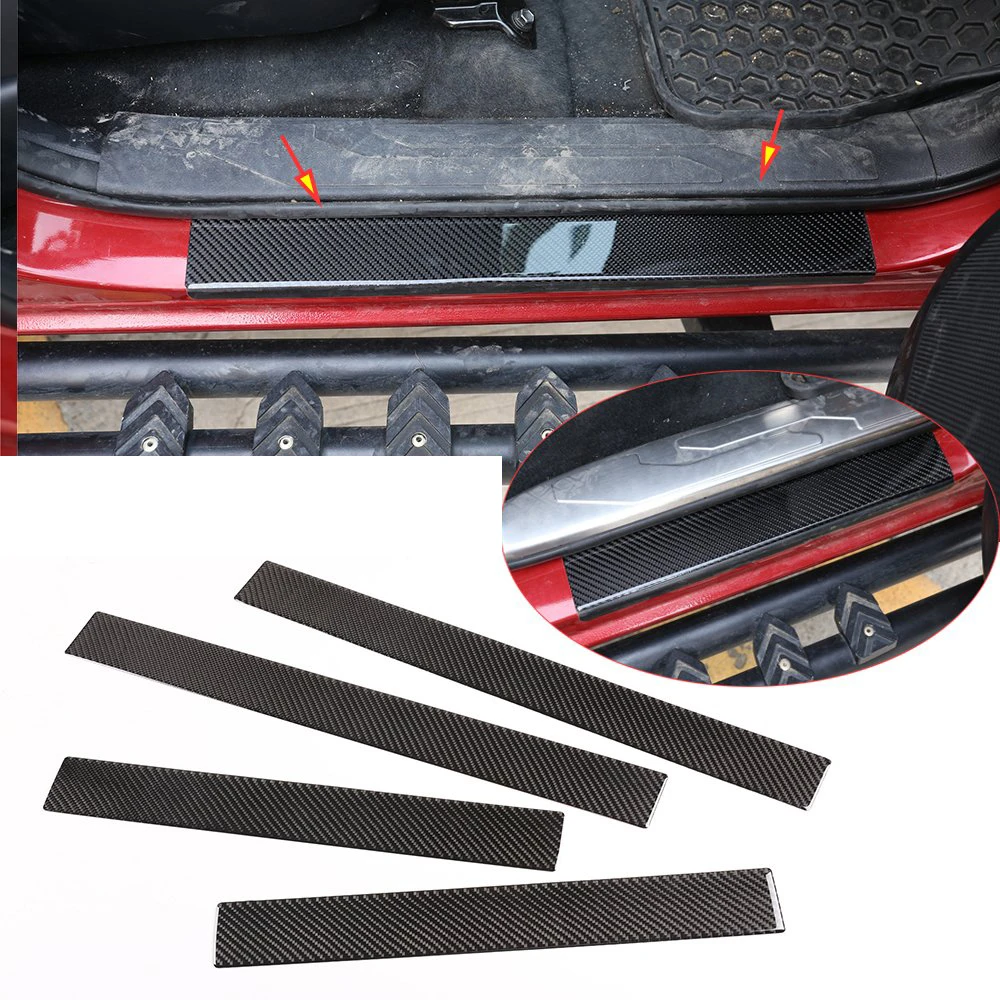Soft Carbon Fiber Exterior Door Sill Scuff Plate Panel Decorative Trim Cover Kit For Toyota Tacoma 2016-2020 Auto Accessories
Soft Carbon Fiber Exterior Door Sill Scuff Plate Panel Decorative Trim Cover Kit For Toyota Tacoma 2016-2020 Auto Accessories