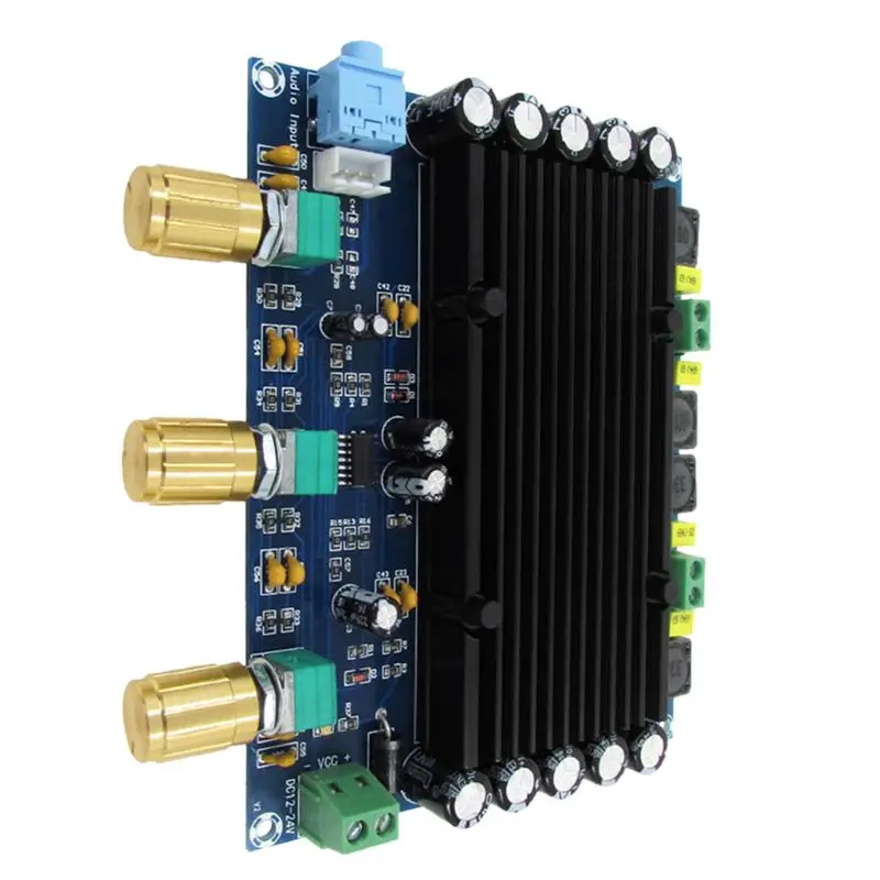 TPA3116D2 2x150W 2.0 Dual-channel 2CH Stereo HIFI Digital Power Amplifier Board Module with Tone Amplificador
TPA3116D2 2x150W 2.0 Dual-channel 2CH Stereo HIFI Digital Power Amplifier Board Module with Tone Amplificador