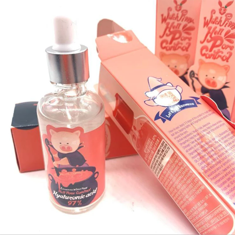 50ml Korean Cosmetic Witch Piggy Hell Pore Control Hyaluronic Acid 97% Face Serum Crean Skin Care Facial Essence
50ml Korean Cosmetic Witch Piggy Hell Pore Control Hyaluronic Acid 97% Face Serum Crean Skin Care Facial Essence