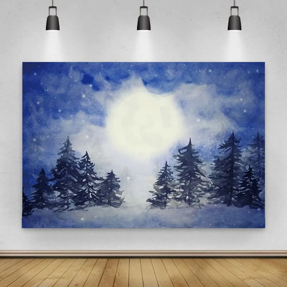 Moon Night Forest Dark Sky Photography Backdrops Newborn Baby Shower Portrait Backgrounds For Photo Studio
Moon Night Forest Dark Sky Photography Backdrops Newborn Baby Shower Portrait Backgrounds For Photo Studio