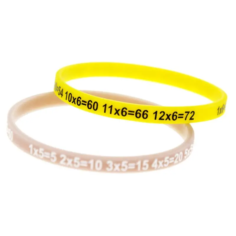 12 Colors Silicone Bracelets Multiplication Table Children Kids Education School Toys Bangles Jewelry
12 Colors Silicone Bracelets Multiplication Table Children Kids Education School Toys Bangles Jewelry