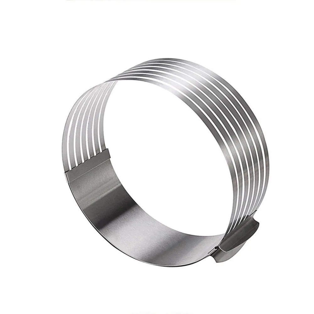Adjustable Round Bread Cake Cutter Slicer Stainless Steel Cake Cutter 6 Layers Slicer Mousse Ring Mould Baking Tool Wholesale
Adjustable Round Bread Cake Cutter Slicer Stainless Steel Cake Cutter 6 Layers Slicer Mousse Ring Mould Baking Tool Wholesale