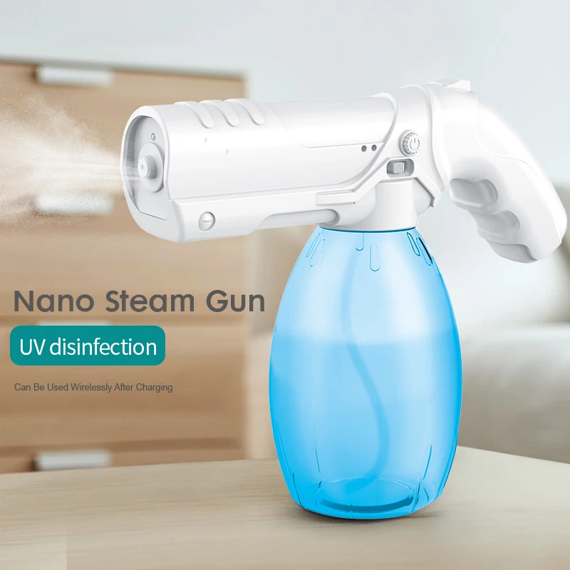 800ml Spray Disinfection Sprayer Gun Portable Handheld Nano Steam Gun Large Capacity Rechargeable Atomization Disinfection Gun
800ml Spray Disinfection Sprayer Gun Portable Handheld Nano Steam Gun Large Capacity Rechargeable Atomization Disinfection Gun