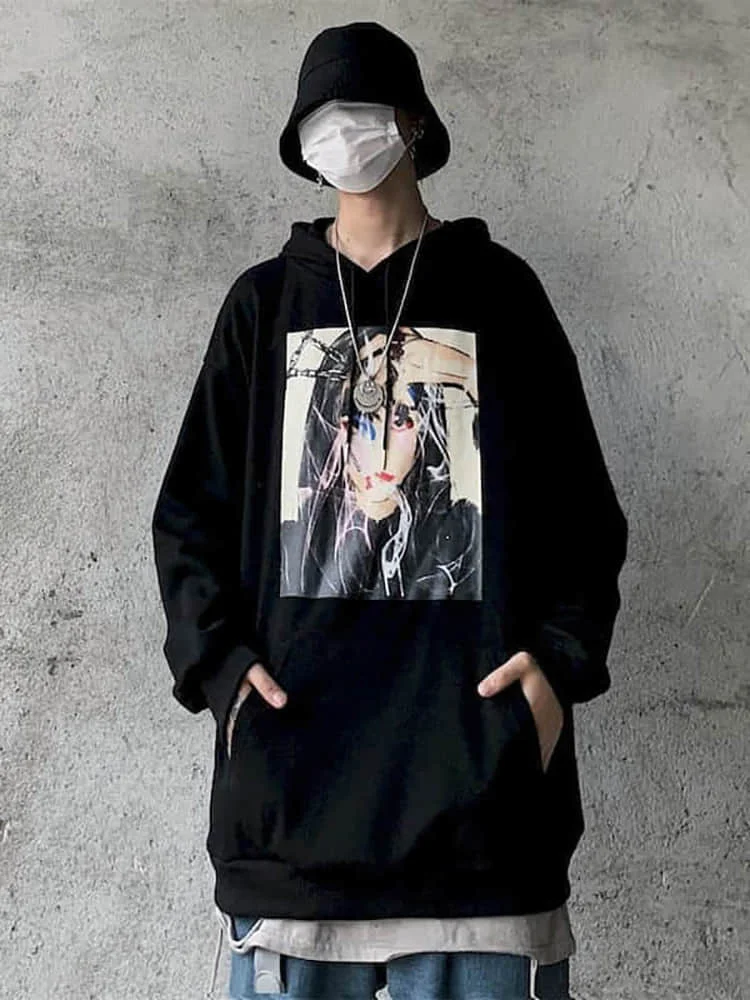 New Spring Autumn Harajuku Hoodies Men's Tops Print Hooded Pullovers Women BF Style Gothic Swetshirts Unisex Jumpers
New Spring Autumn Harajuku Hoodies Men's Tops Print Hooded Pullovers Women BF Style Gothic Swetshirts Unisex Jumpers