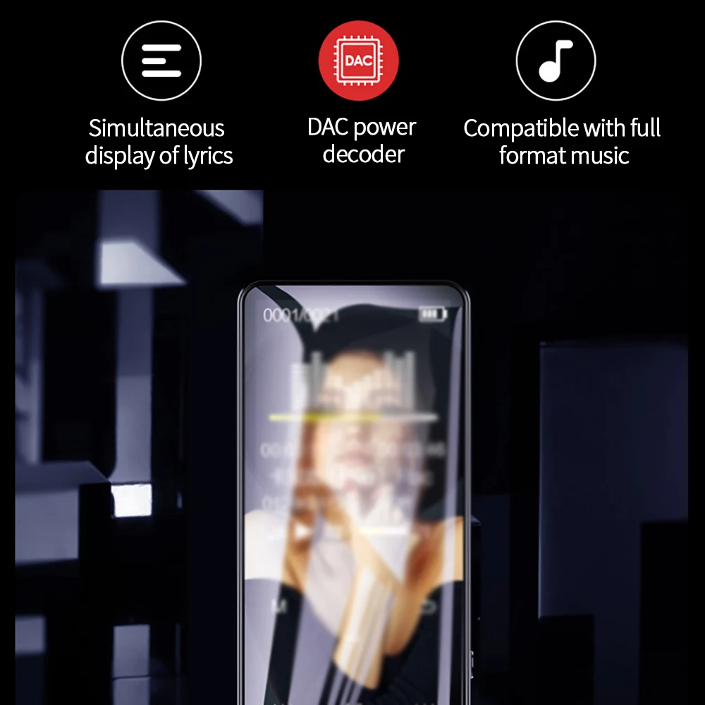 Плеер Walkman портативный MP4-плеер с Bluetooth 5 0 поддержкой 2020 FM-радио для электронных
