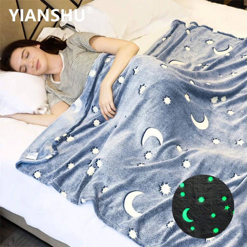 YIANSHU Luminous Warm Flannel Blankets Adult Children's Blankets Night Fluorescent Geometric Print Sheet Sofa Throw Bedspread
YIANSHU Luminous Warm Flannel Blankets Adult Children's Blankets Night Fluorescent Geometric Print Sheet Sofa Throw Bedspread