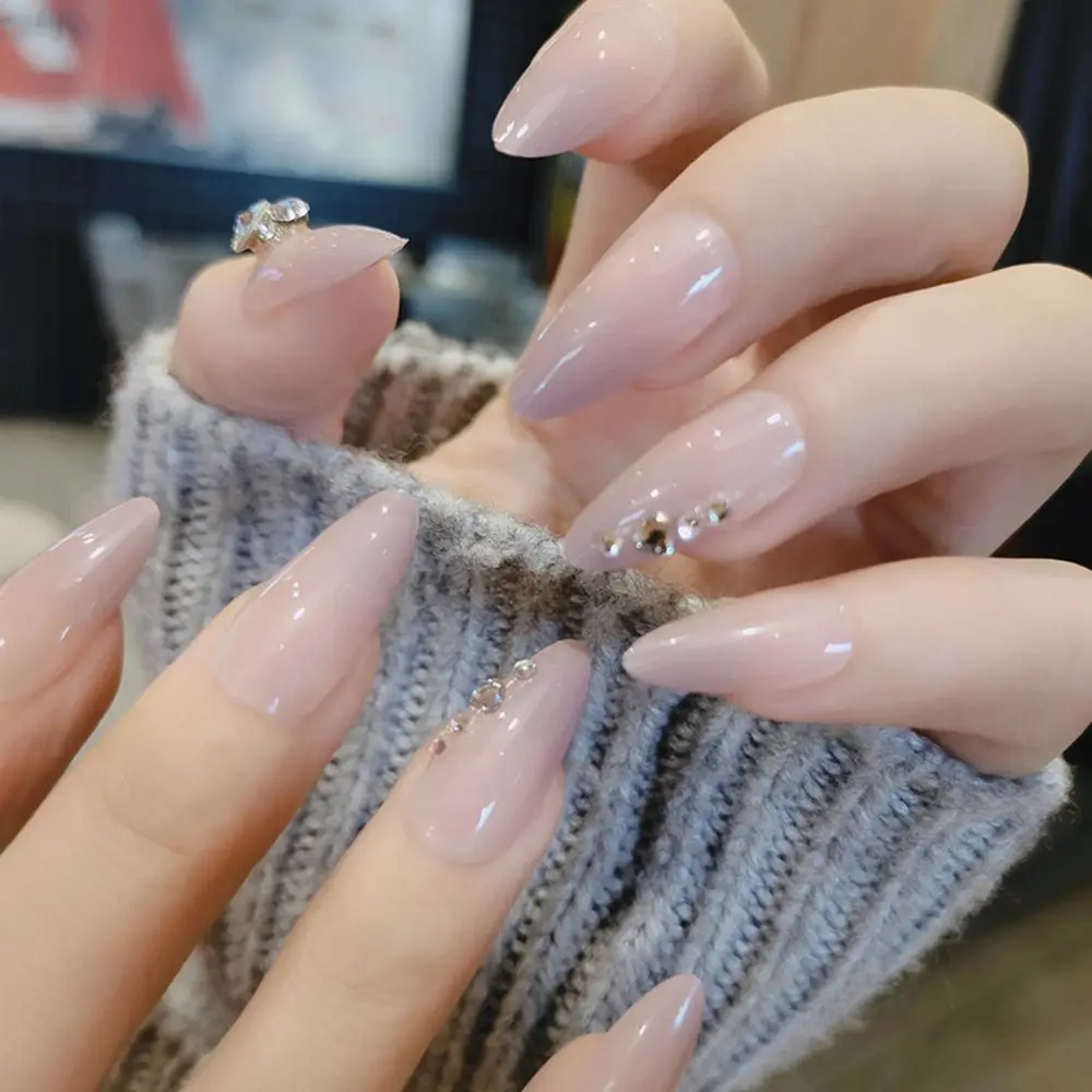 24pcs/Set Beauty Tools Full Cover Press On Acrylic Fake Nails Ballerina Gradient False Nail Tips Rhinestone
24pcs/Set Beauty Tools Full Cover Press On Acrylic Fake Nails Ballerina Gradient False Nail Tips Rhinestone