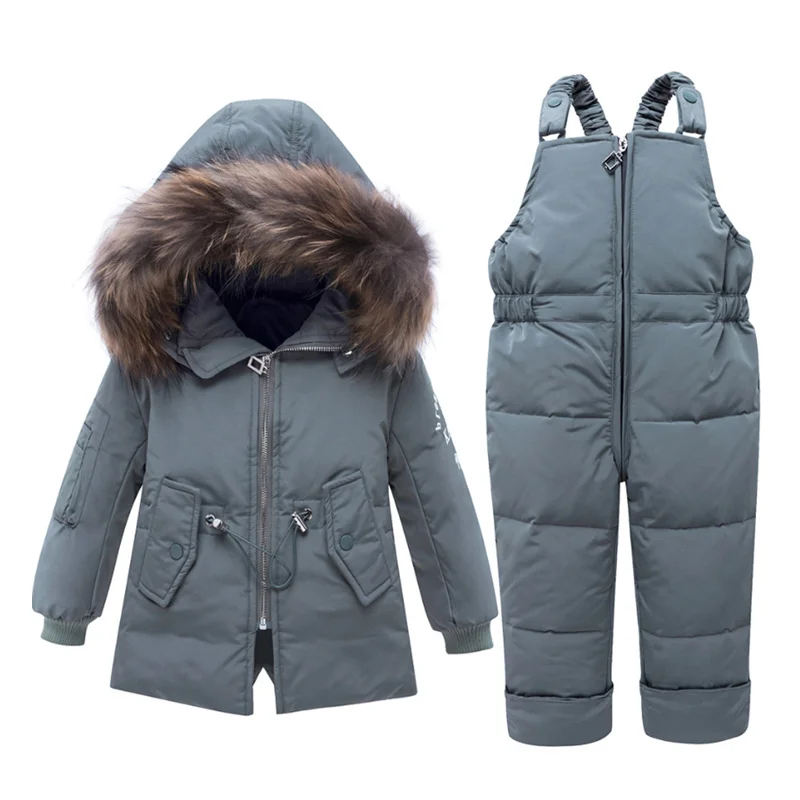 Children Clothing Sets 2 PCS Coat + Trousers Winter Kids Clothes Down Jacket Suits Boys & Girls Real Fur Hooded Outerwear
Children Clothing Sets 2 PCS Coat + Trousers Winter Kids Clothes Down Jacket Suits Boys & Girls Real Fur Hooded Outerwear