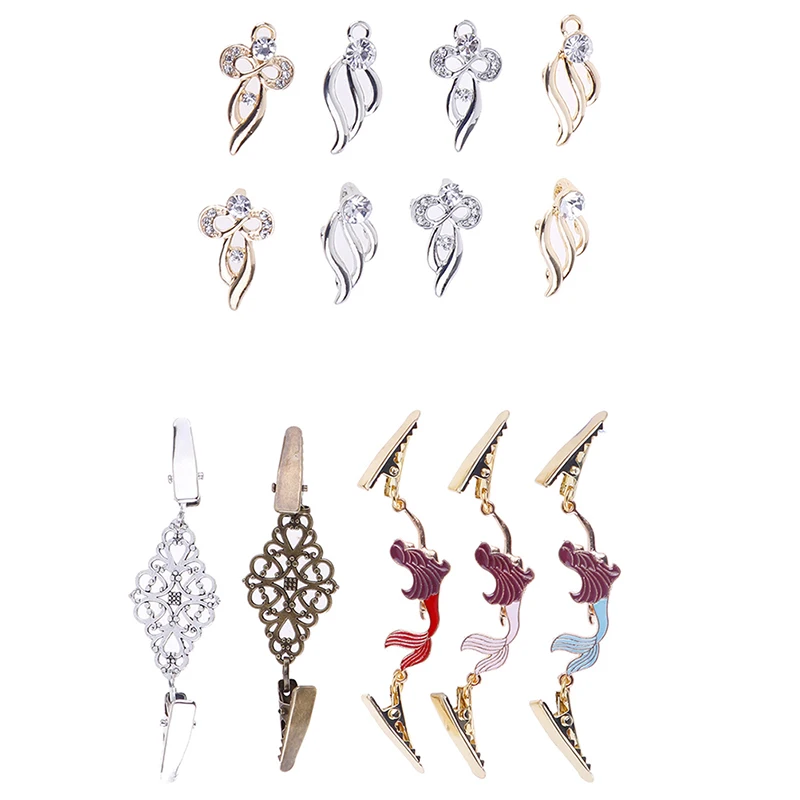 1PC Cardigan Brooches Sweater Shawl Clips Pearl Mermaids Flower Charm Brooch Pins Clip Collar Duck-mouth Jewelry Brooches DIY
1PC Cardigan Brooches Sweater Shawl Clips Pearl Mermaids Flower Charm Brooch Pins Clip Collar Duck-mouth Jewelry Brooches DIY