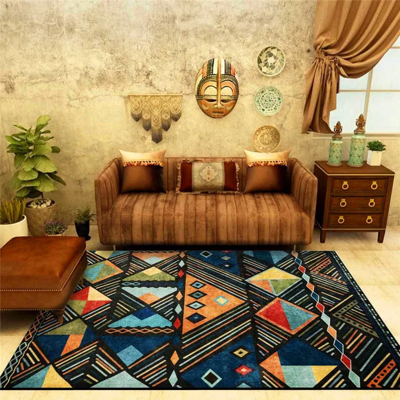 Fashion Bohemian Morocco Ethnic-Style Rug Blue Bedroom Living Room Carpet Kitchen Bathroom Floor Mat Bed Blanket
Fashion Bohemian Morocco Ethnic-Style Rug Blue Bedroom Living Room Carpet Kitchen Bathroom Floor Mat Bed Blanket