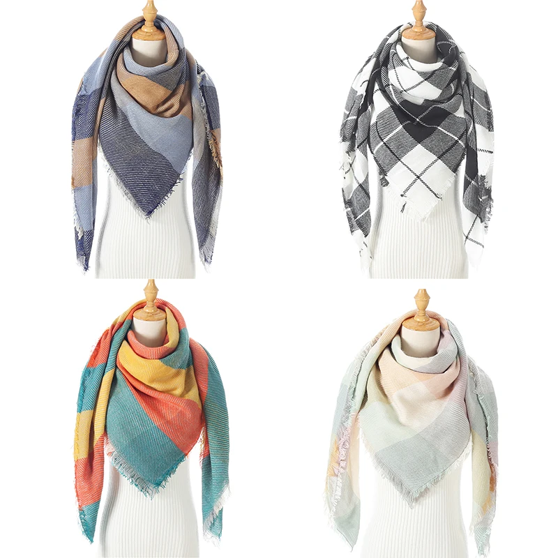 2020 Women Cashmere Winter Scarf Knit Pashmina Bandana Plaid Female Warm Triangle Scarves Blanket Shawls and Wraps Bufanda
2020 Women Cashmere Winter Scarf Knit Pashmina Bandana Plaid Female Warm Triangle Scarves Blanket Shawls and Wraps Bufanda