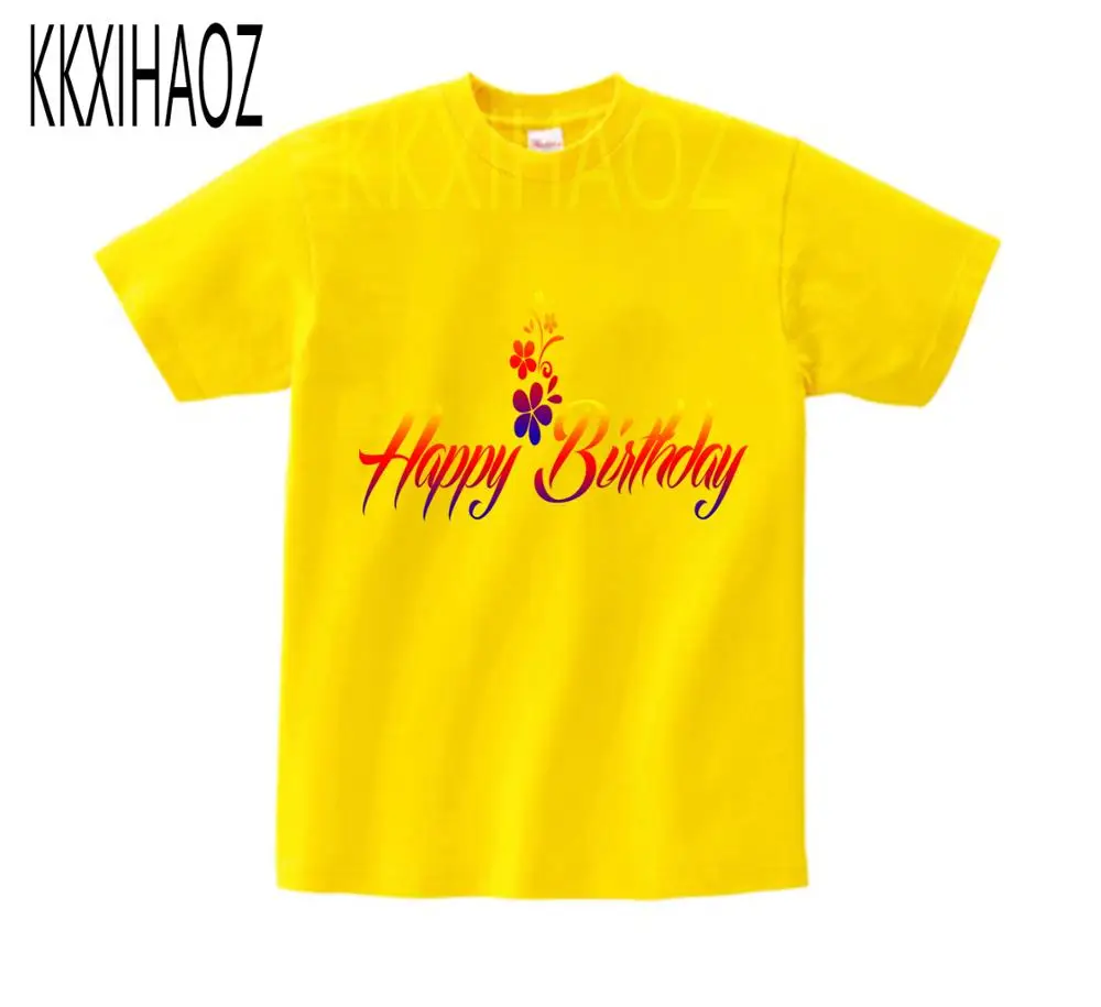 Baby Boys/Girls Happy Birthday Cute Print Clothes Children Funny T shirt Kids casual t shirt Birthday Present Birthday Gift NN
Baby Boys/Girls Happy Birthday Cute Print Clothes Children Funny T shirt Kids casual t shirt Birthday Present Birthday Gift NN