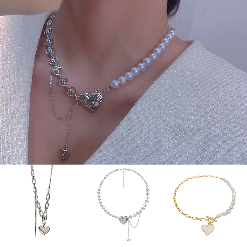 Ins Trend Necklace High Quality Retro Trend Pearl Necklace Cool Wind Love Pearl Necklace Variety Of Fashion Korean Version.
Ins Trend Necklace High Quality Retro Trend Pearl Necklace Cool Wind Love Pearl Necklace Variety Of Fashion Korean Version.