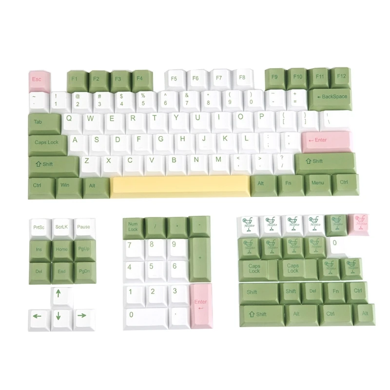 Mojito Original Keycaps PBT Standard Dye Sublimation Process Keycap 128Keys Cherry Profile for Mechanical Keyboard
Mojito Original Keycaps PBT Standard Dye Sublimation Process Keycap 128Keys Cherry Profile for Mechanical Keyboard