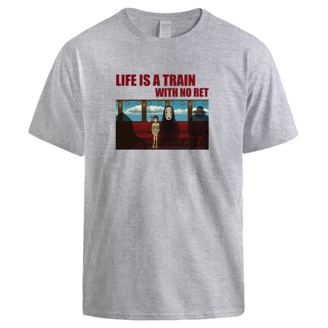 No Face Man Print Short Sleeve Sweatshirts Life Is a Train With No Ret T shirt Men Summer New Arrival Streetwear Casual Top
No Face Man Print Short Sleeve Sweatshirts Life Is a Train With No Ret T shirt Men Summer New Arrival Streetwear Casual Top