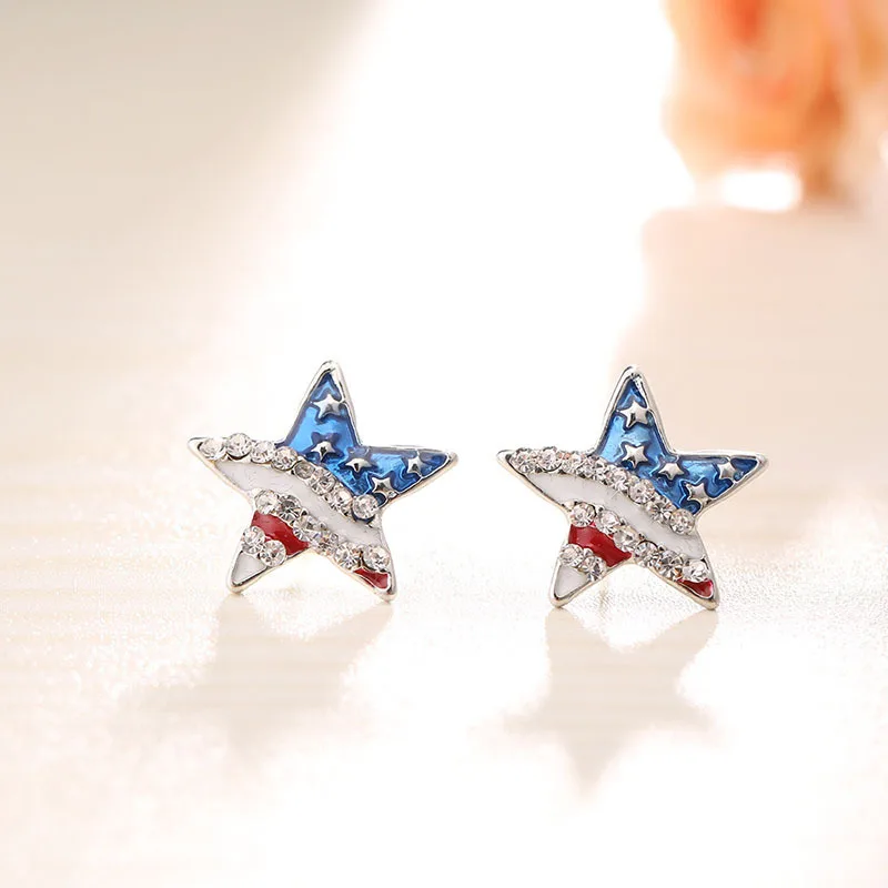 1Pair Heart Shape American Flag Earrings Shiny Star American Flag Earrings Rhinestone Earrings Unsex Jewelry Gift Bling Earrings
1Pair Heart Shape American Flag Earrings Shiny Star American Flag Earrings Rhinestone Earrings Unsex Jewelry Gift Bling Earrings