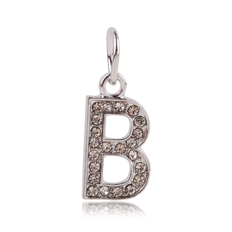 AIFEILI Silver Colour Letter Beads Fit Original Brand Charms Sparkling With Light Crystal Alphabet A-Z Letter Pendant Charm
AIFEILI Silver Colour Letter Beads Fit Original Brand Charms Sparkling With Light Crystal Alphabet A-Z Letter Pendant Charm
