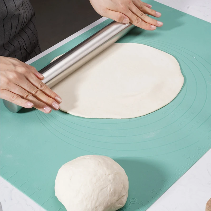 Silicone Pastry Baking Mat 60x40cm Non Stick Large Baking Sheet Rolling Kneading Mat with Scale for Pizza Fondant Pie
Silicone Pastry Baking Mat 60x40cm Non Stick Large Baking Sheet Rolling Kneading Mat with Scale for Pizza Fondant Pie