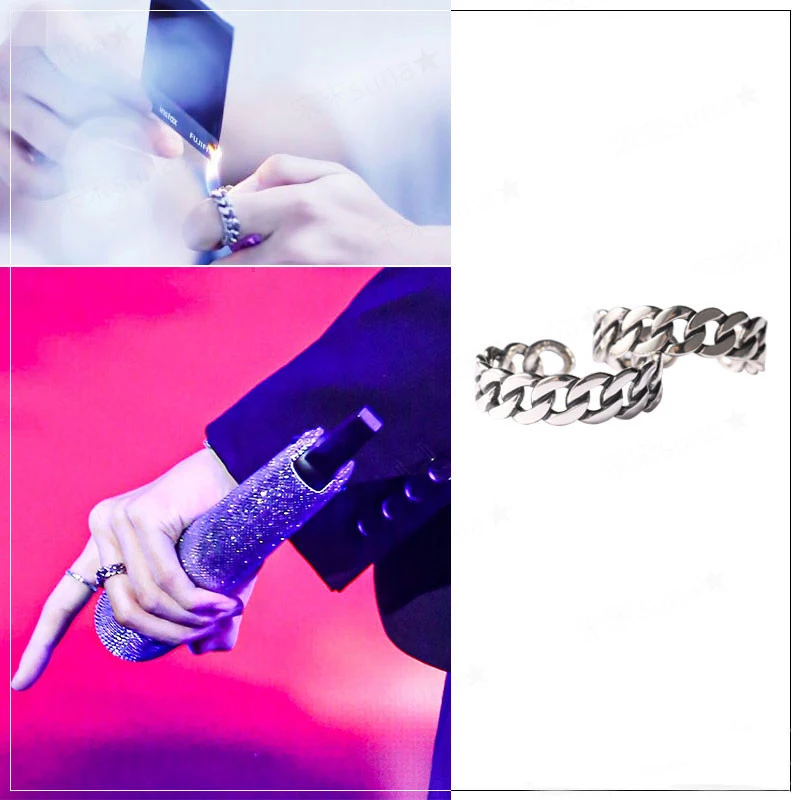 New Arrival KPOP Bangtan Boys Adjustable Fashion Twist-Shaped Braided Chain Ring JUNGKOOK JIMIN Silver Ring Party Decoration H71
New Arrival KPOP Bangtan Boys Adjustable Fashion Twist-Shaped Braided Chain Ring JUNGKOOK JIMIN Silver Ring Party Decoration H71