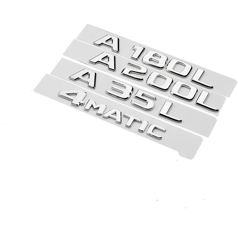 3D пластиковые эмблемы для Mercedes Benz W176 W177 A35 A45 A200 A220 A250 AMG 4matic V8 BITURBO 4MATIA багажник