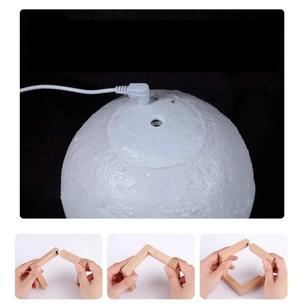 Humidifier Moon Lamp Air Humidifier 880ML 3D Moon Light Diffuser Aroma Essential Oil USB Ultrasonic Humidificador Night Cool
Humidifier Moon Lamp Air Humidifier 880ML 3D Moon Light Diffuser Aroma Essential Oil USB Ultrasonic Humidificador Night Cool