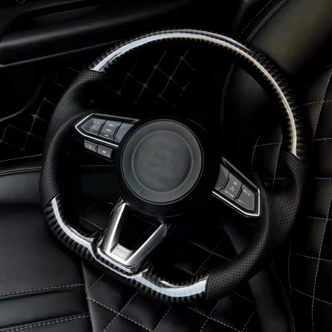 Cuatomized Carbon Fiber Sports Steering Wheel Alcantara Leather compatible for Mazda Axela ATENZA CX-4 CX-5 CX-8 CX-30 2010-2021
Cuatomized Carbon Fiber Sports Steering Wheel Alcantara Leather compatible for Mazda Axela ATENZA CX-4 CX-5 CX-8 CX-30 2010-2021