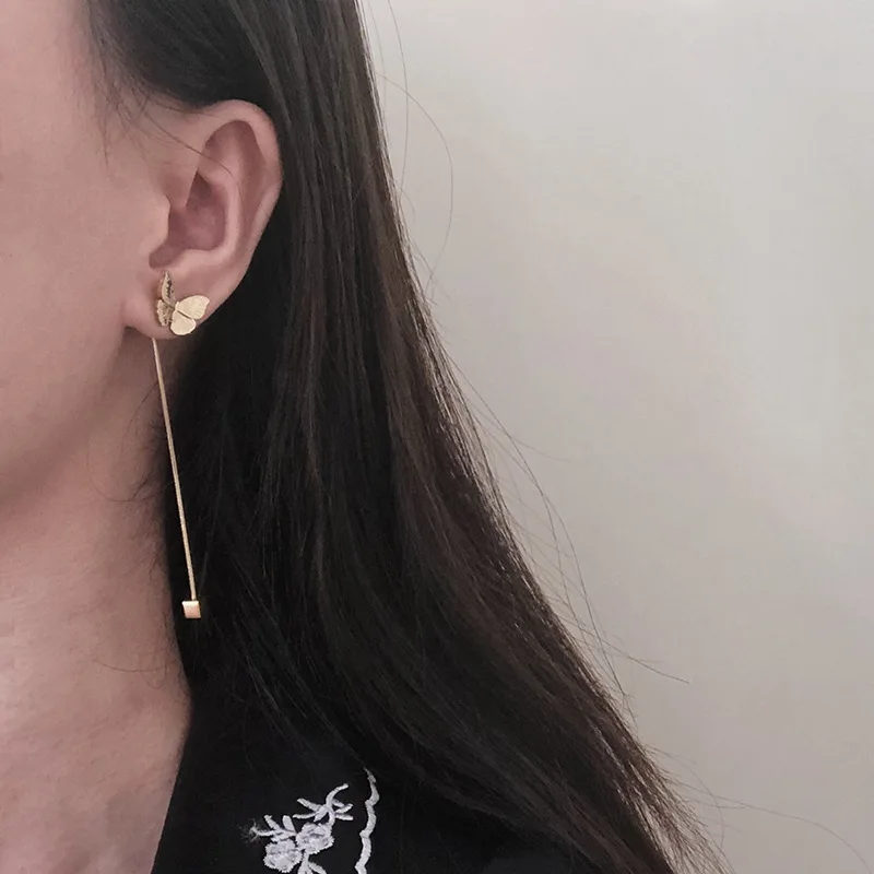 MODAGIRL Stainless Steel Jewelry Woman 3D Butterfly Earrings Tassel Square Drop Earrings Korean Christmas Gifts
MODAGIRL Stainless Steel Jewelry Woman 3D Butterfly Earrings Tassel Square Drop Earrings Korean Christmas Gifts