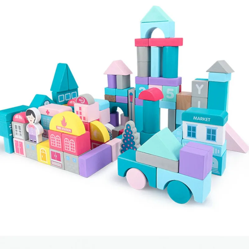 150 Pcs Early Learning Color Macaron Wooden Building Blocks Children's Diy Building Block Toys Assembled Building Block Toys
150 Pcs Early Learning Color Macaron Wooden Building Blocks Children's Diy Building Block Toys Assembled Building Block Toys